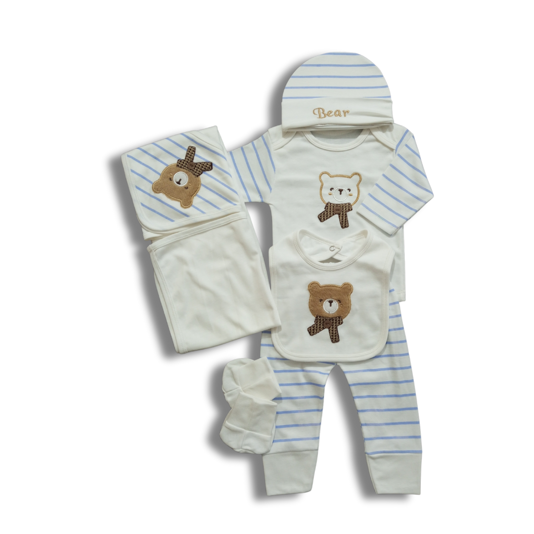 Little Teddy Cub Outfit (7-Piece)