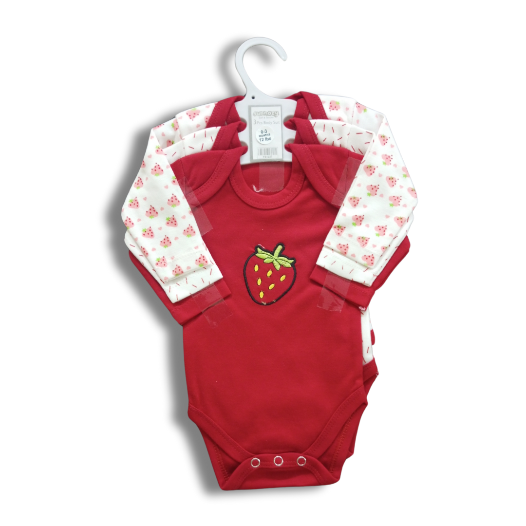 Sunshine Baby Romper (Red)