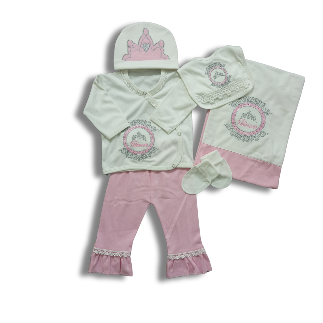 Girl New-Born Starter Set (7-Piece)