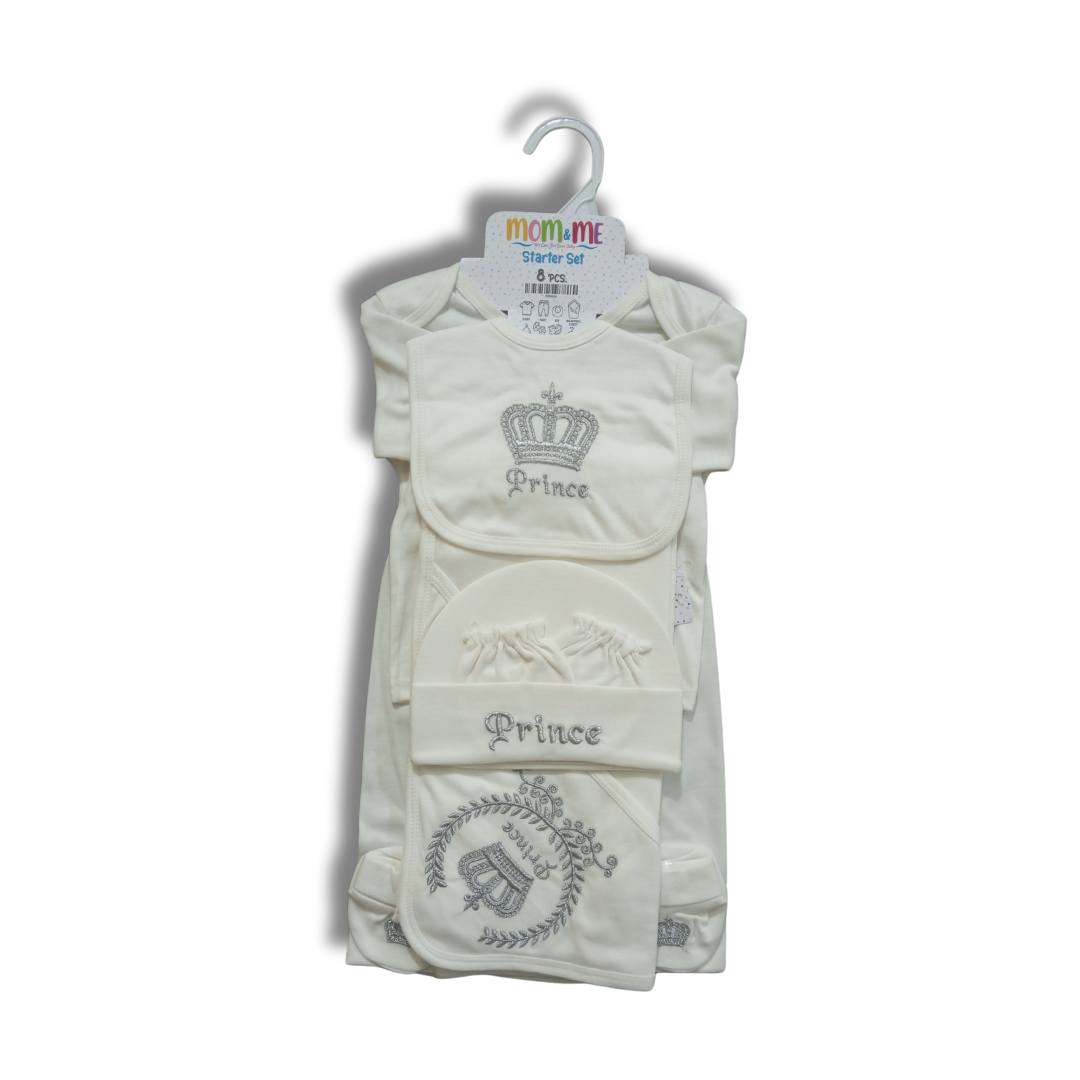 Prince Crown Baby Outfit (11-Piece)