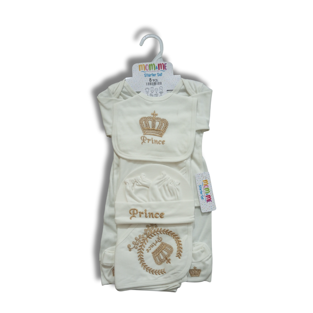 Prince Crown Baby Outfit (11-Piece)