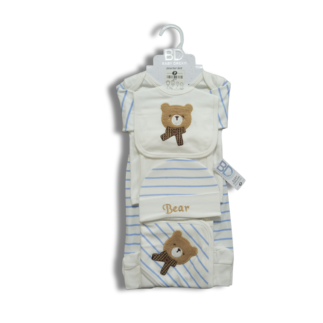 Little Teddy Cub Outfit (7-Piece)